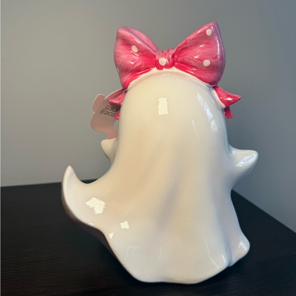 Super Cute Ghost Girl w/Pink Bows by Goblin & Ghoul. 9” x 5” - Picture 4 of 4